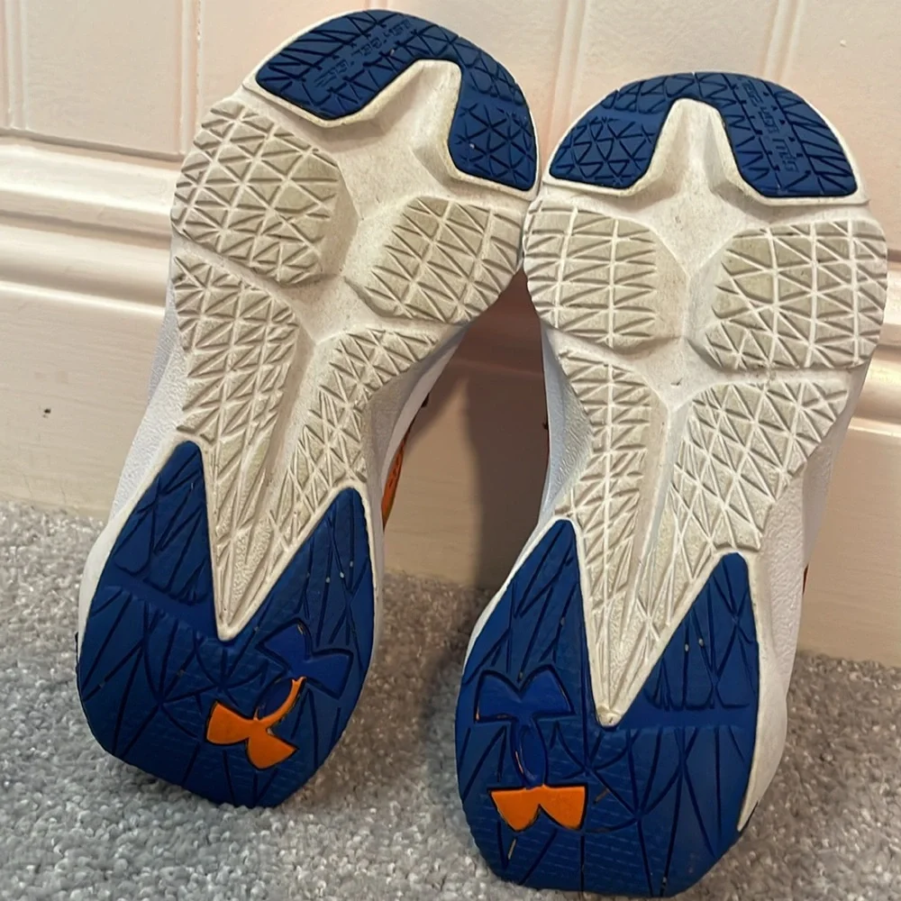 Under armour scramjet 6 alternate lace little kid size 12 k shoe … color orange - Picture 6 of 7